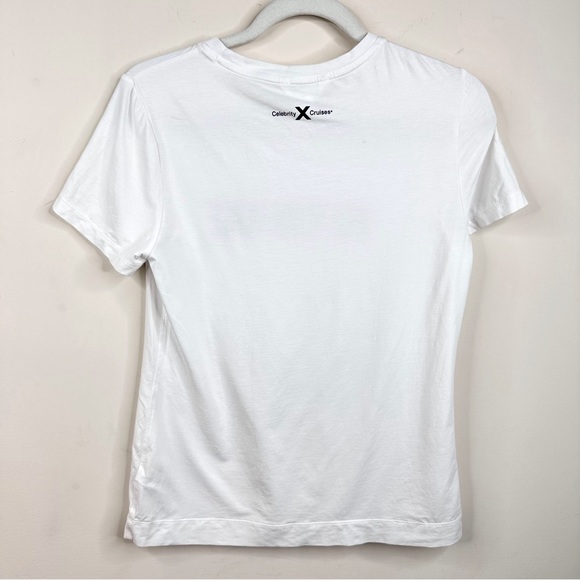 Athleta Outbound Tee Simone Biles Use Your Voice Bright White Top Small - Picture 11 of 14